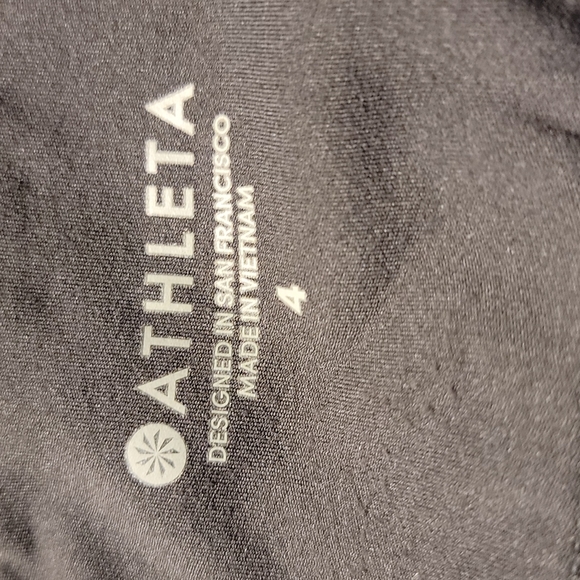 Athleta Siena Ankle Pants Faux Leather  Size 4 - Picture 11 of 16